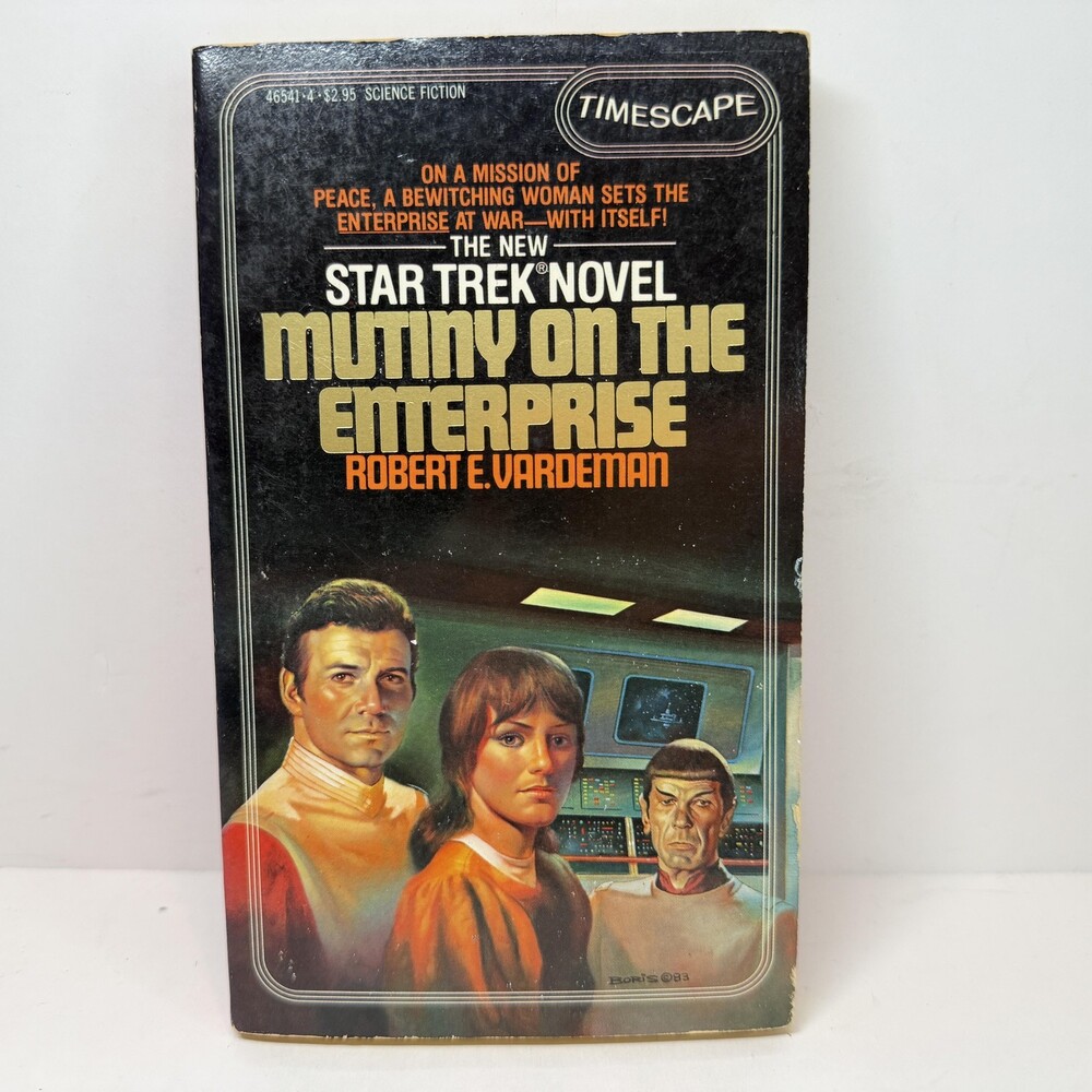 Vintage Mutiny On The Enterprise Star Trek Novel Robert Vardeman 1983 PB Sci Fi